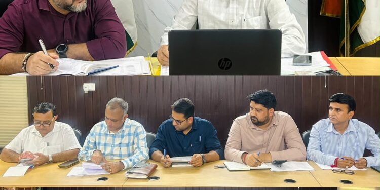 DC Rajesh Sharma takes stock of AMRUT projects in Kathua