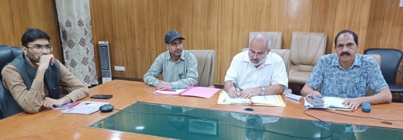 Vice Chairman JDA reviews functioning of Engineering Wing, directs timely and quality execution of works
