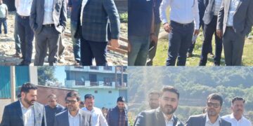 DC Rajouri inspects flood-damaged Bella Bus Stand, New Bus Stand
