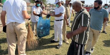 20 JKAP IR organises Cleanliness Awareness, Shramdaan Drive