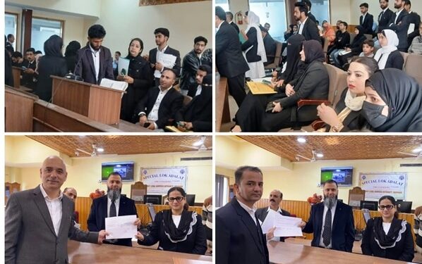 DLSA Srinagar settles 46 Cases at Special Lok Adalat, Awards Rs 1.07 Crore in compensation