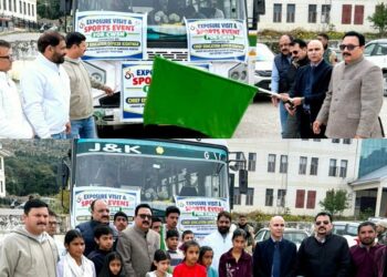 DC Kishtwar flags off exposure visit, sports event for Children with Special Needs