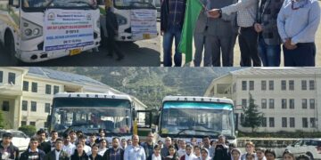 DC Kishtwar flags off 50 students for Horticulture Exposure Visit under HADP