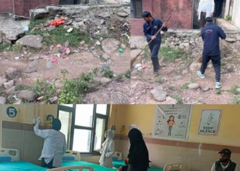 Raja Sukhdev Singh District Hospital Poonch conducts special cleanliness drive