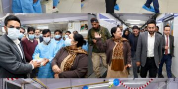 DC Srinagar, Principal GMC inspect newly built 15-Bedded Additional NICU Block for new borns at Lal Ded Hospital