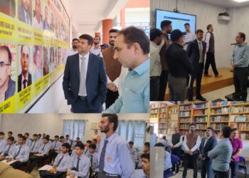 DC inspects Govt Boys Model Higher Secondary School Rajouri
