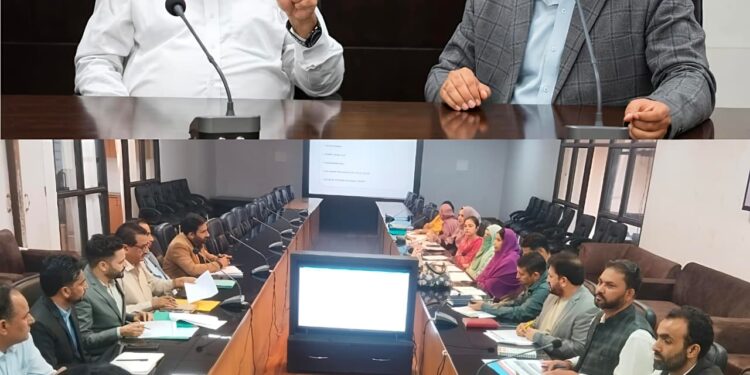 DC Poonch reviews functioning of ICDS, Social Welfare Department