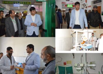 DC Budgam inspects SDH Beerwah, reviews healthcare facilities