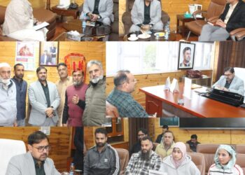 Satish Sharma reviews Transport, FS&CA, IT issues; meets deputations