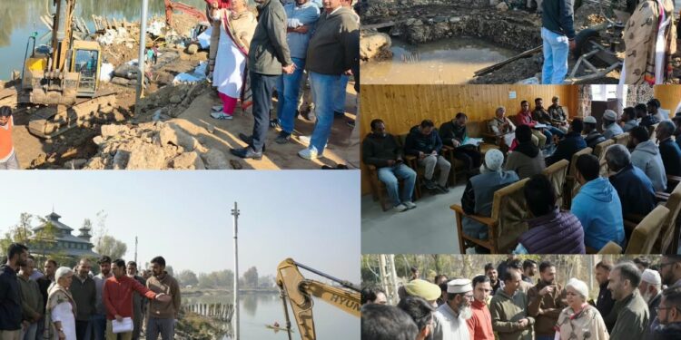 DC Bandipora inspects Key Road, Bridge and Embankment Works, directs speedy execution