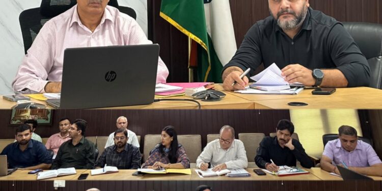 DC Kathua reviews progress of HADP, JKCIP