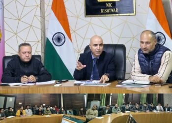 DC Kishtwar reviews preparations for Janjatiya Gaurav Diwas–2026 celebrations
