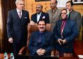CM Omar Abdullah visits newly inducted Cabinet colleagues at Civil Secretariat
