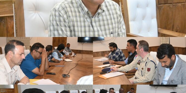 ADDC Anantnag reviews Road Safety Measures