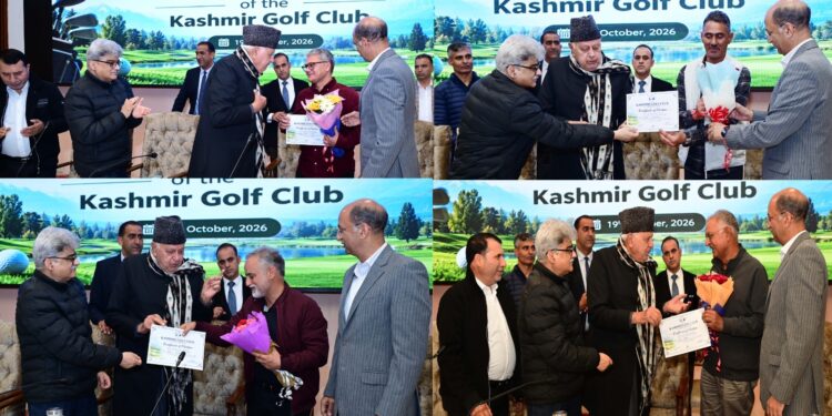 Advisor to CM felicitates newly elected members of Kashmir Golf Club Executive Committee