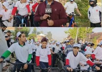 District-Level Cyclothon organised under Swachhata Hi Seva Campaign in Anantnag