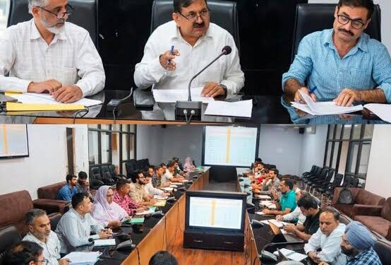 DDC Poonch reviews progress of RDD works under District Plan 2026–27