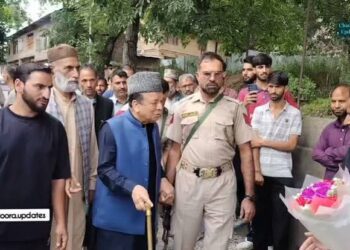 Speaker inaugurates 5 km Kutbal–Yousmarg road, villages