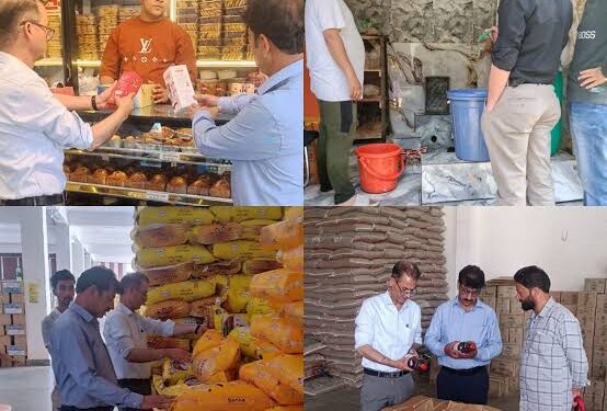 Food Safety Team conducts Inspection Drive in Anantnag